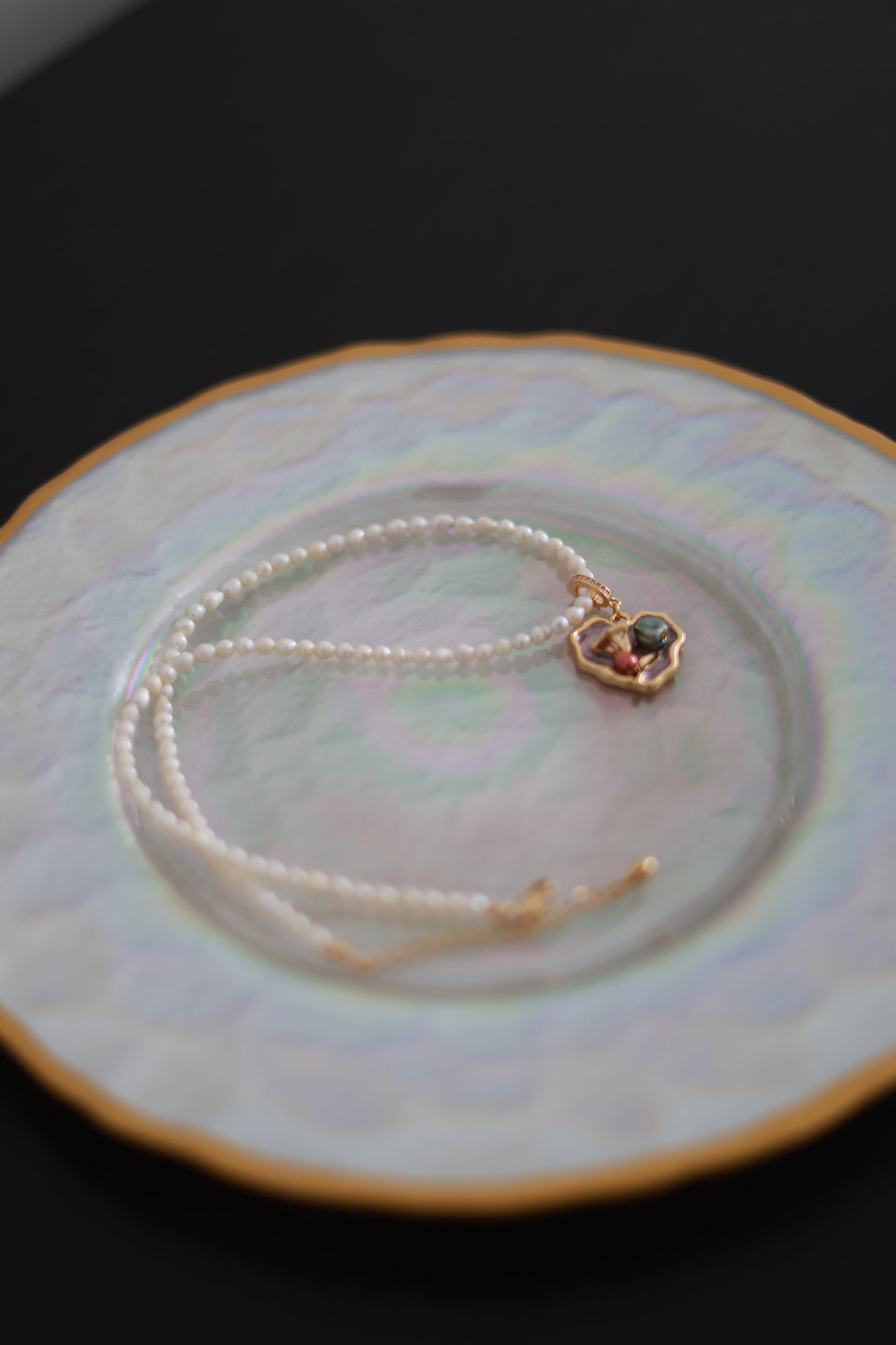 Iridescent Garden Necklace