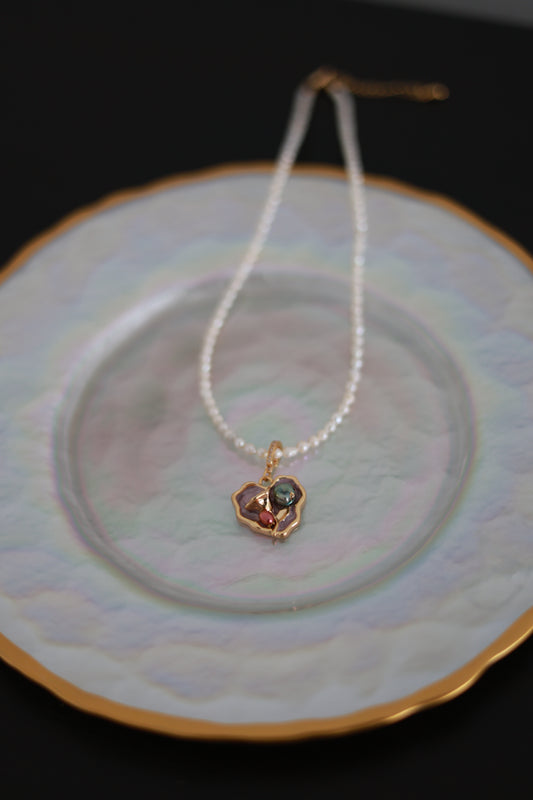 Iridescent Garden Necklace