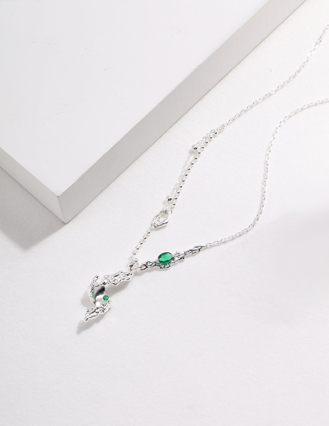 Volcanic Emerald Necklace