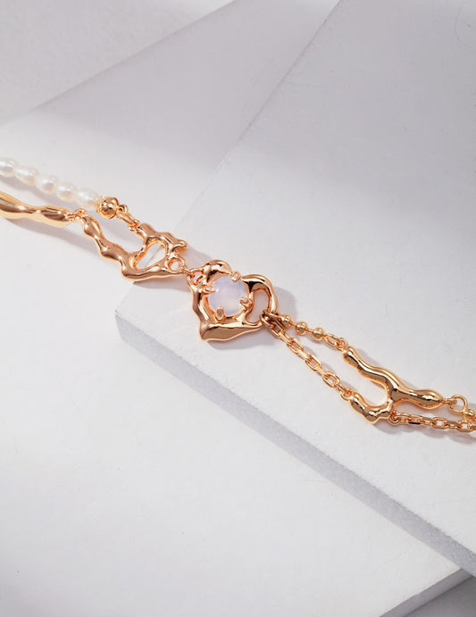 Flowing Heart Bracelet