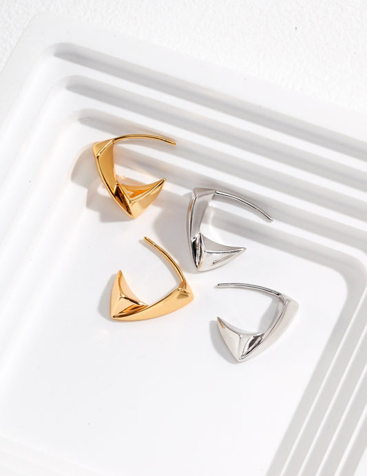 Simple Triangle Earrings