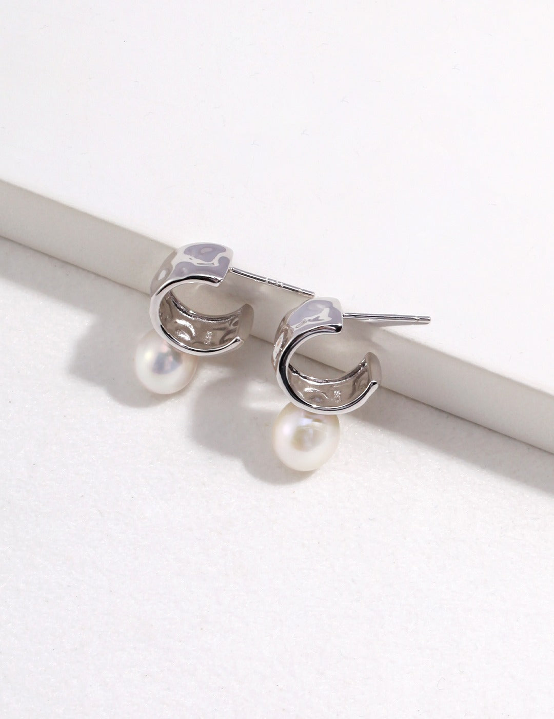 Pearl Hoop Earring