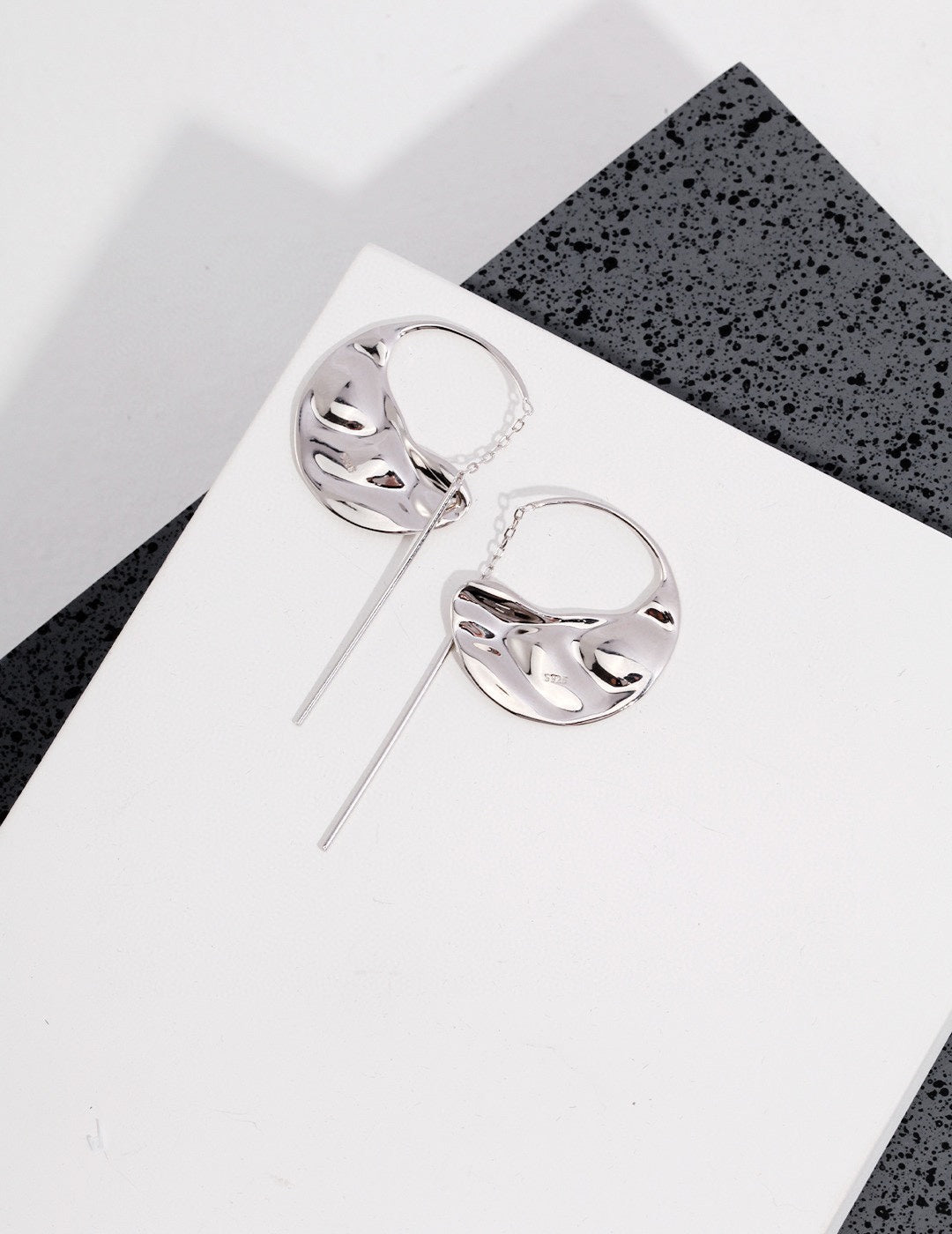 Irregular Round Earrings