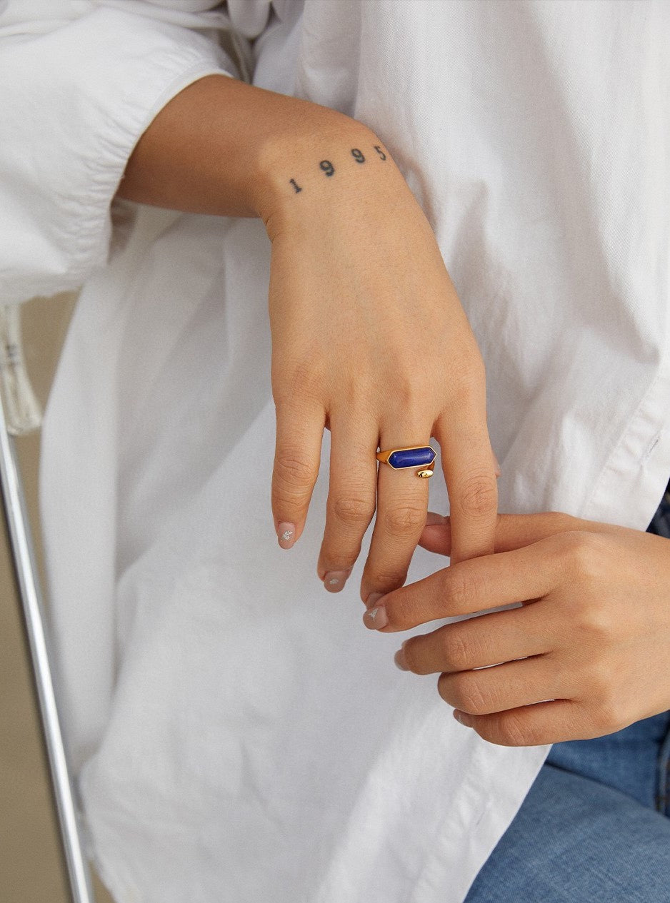 Blue Lapis Ring