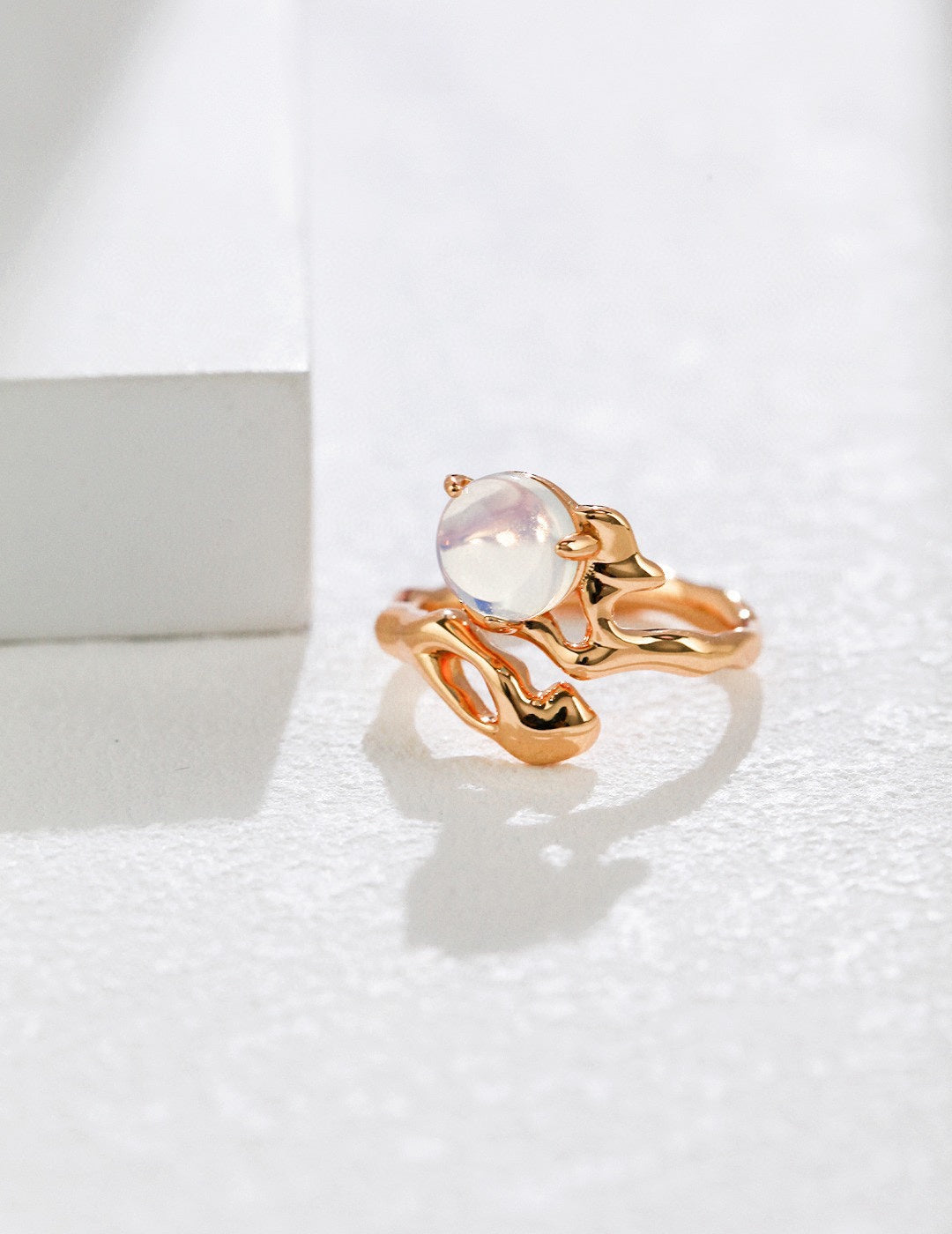 Flowing Heart Ring